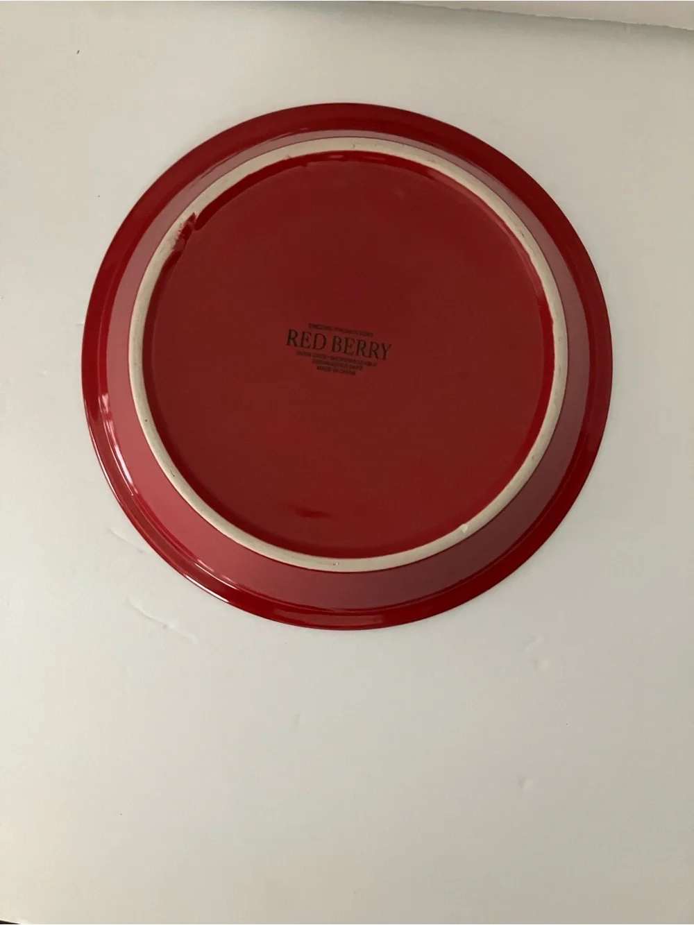 Encore Promotions Red Berry Ceramic Baking Dish